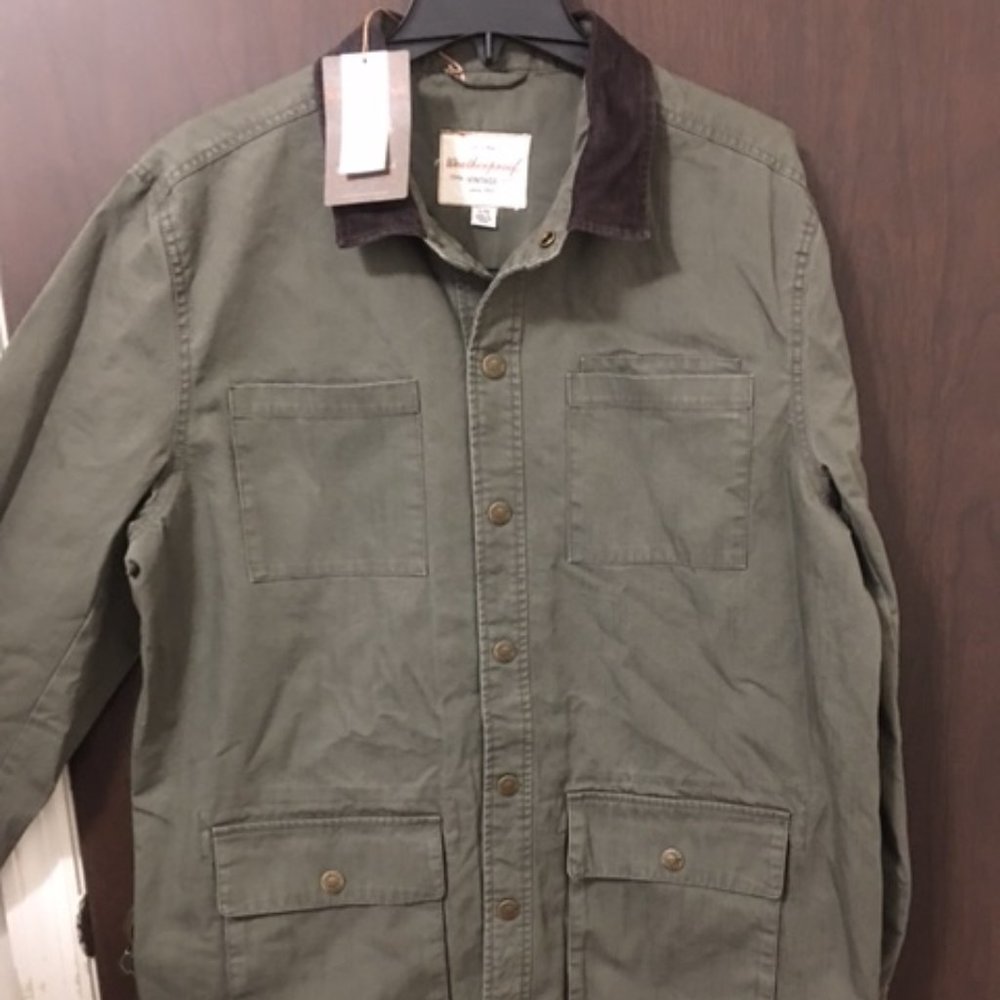 Barn Coat NWT Original Weatherproof   Size Large Corduroy Collar
